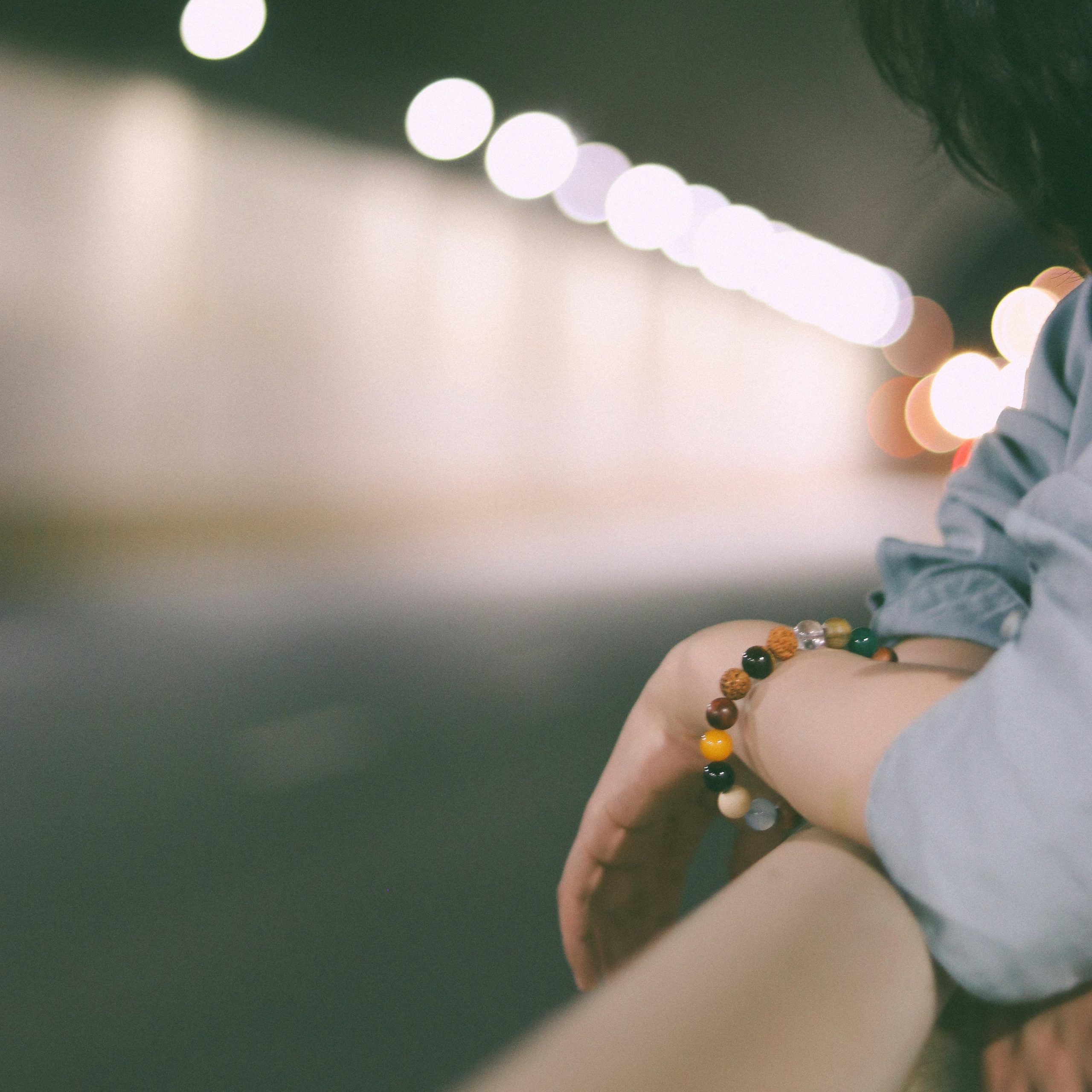 Chakra-inspired bracelet worn as spiritual jewellery