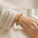 Manka Multi-Gemstone Dhan Yog Bracelet worn on the wrist